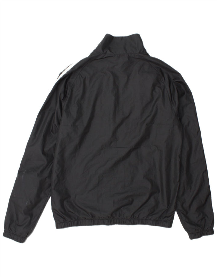 Jaqueta de chuva masculina Nike UK 38 poliéster preto médio