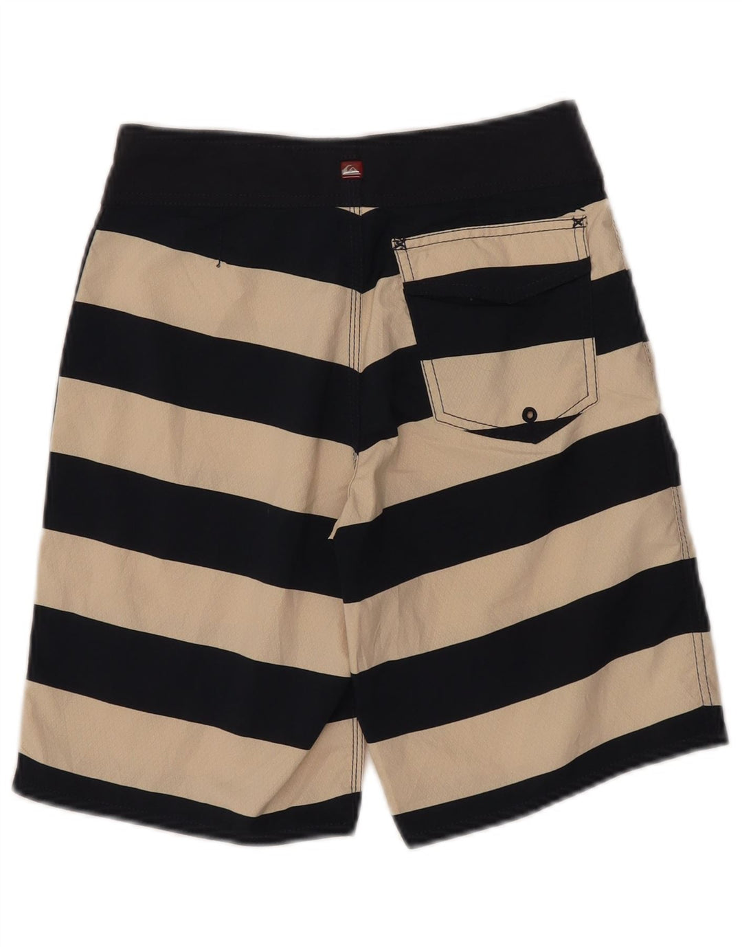 Calções de banho Quiksilver para meninos 9-10 anos poliéster listrado azul marinho