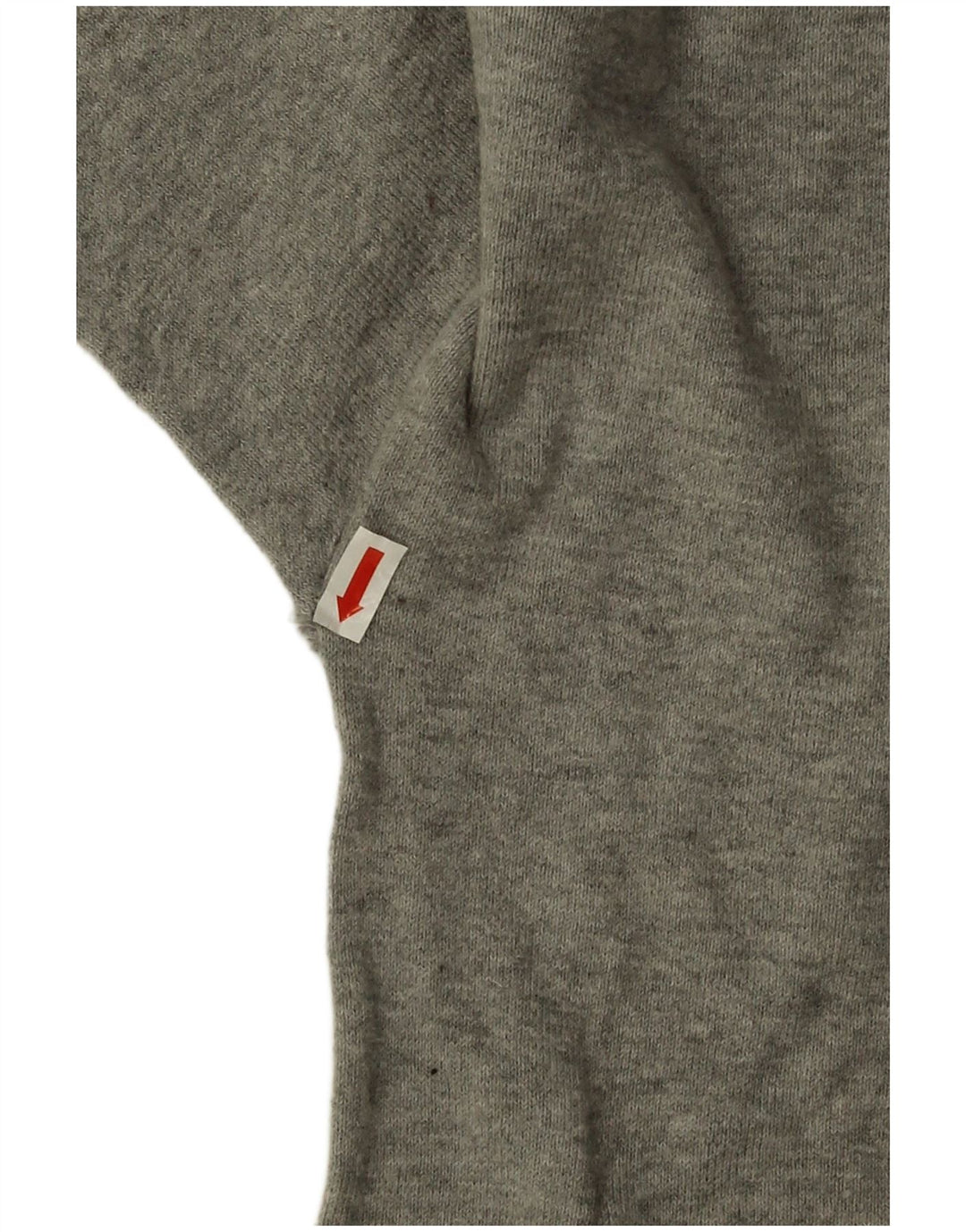Zara Suéter feminino oversized com gola canoa Reino Unido 14 cinza médio manchado