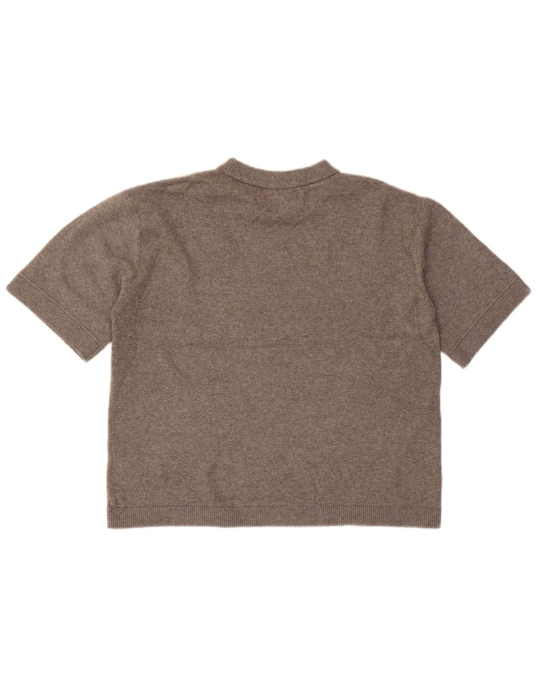 Suéter feminino Marks & Spencer com gola redonda Reino Unido 14 cinza médio