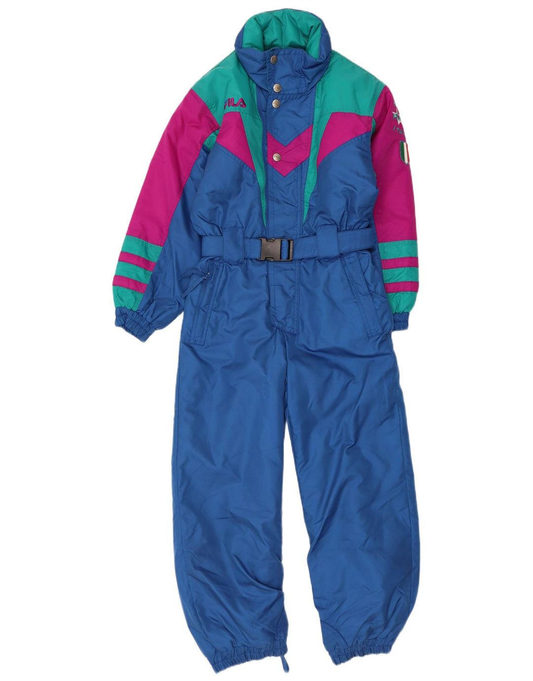 Macacão de esqui Fila Boys 9-10 anos azul colorblock poliéster