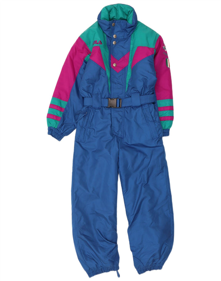 Macacão de esqui Fila Boys 9-10 anos azul colorblock poliéster