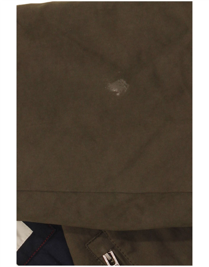 Jaqueta bomber masculina Jack Wills Reino Unido 40 grande poliamida cáqui