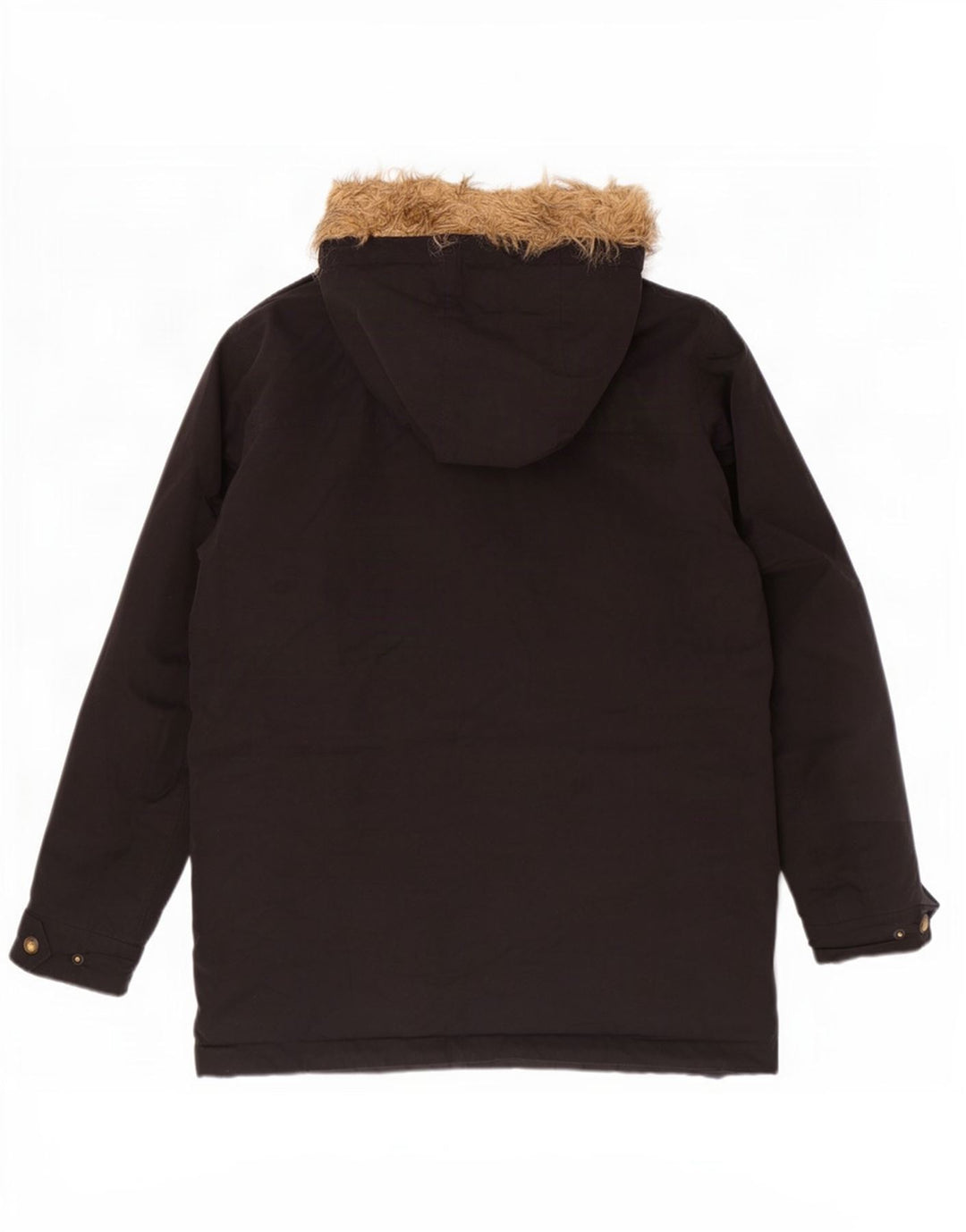 Jaqueta Parka masculina com capuz Jack & Jones Reino Unido 38 poliéster preto médio