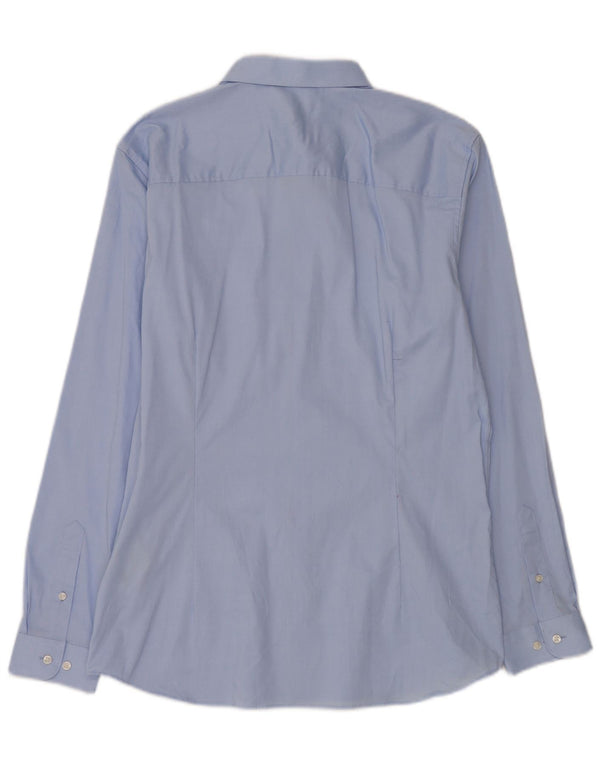 Camisa masculina Jack & Jones XL azul algodão