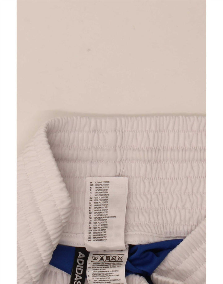 Adidas Mens Boxing Sport Shorts Grande Azul Colorblock Poliéster