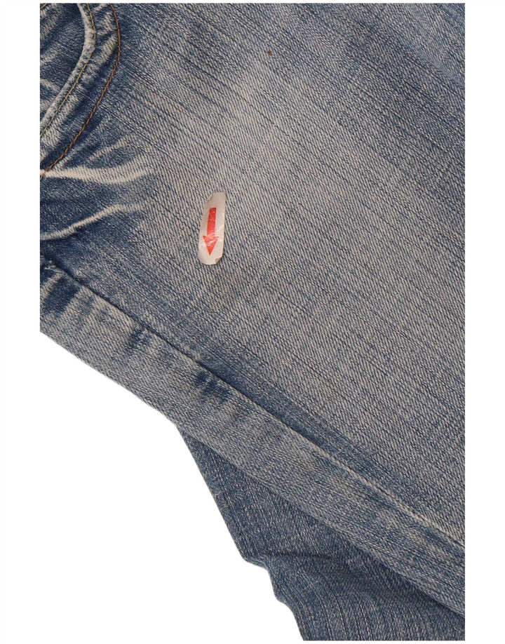 Calça jeans feminina Levi's 571 cintura baixa slim W26 L34 azul