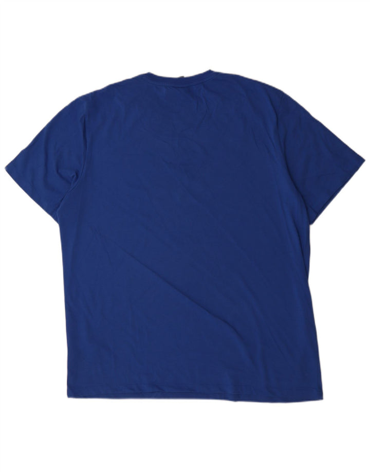 Camiseta masculina Nike Dri Fit Top 2XL algodão azul