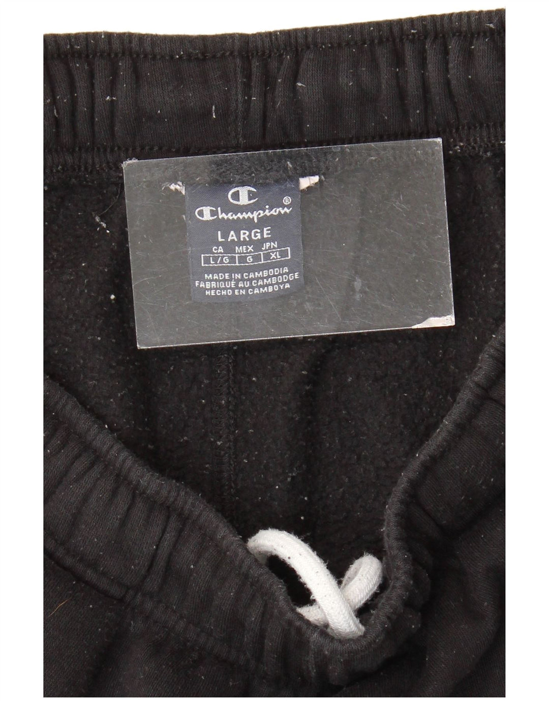 Calça de treino masculina Champion grande preta