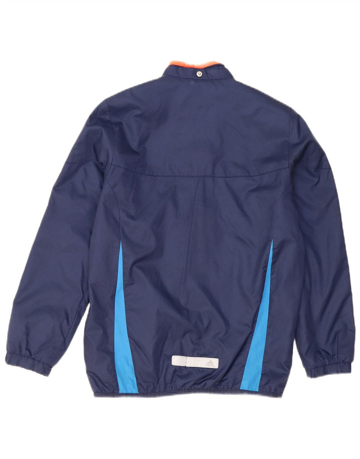 Jaqueta corta-vento Adidas Menino 11-12 Anos Azul Marinho Colourblock Poliamida