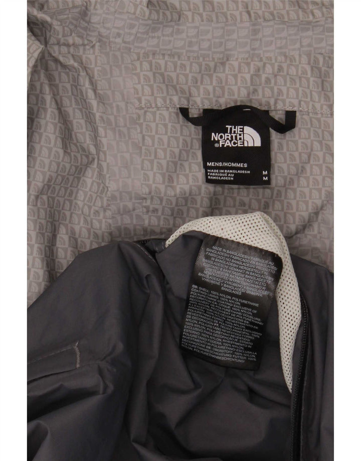 Jaqueta de chuva masculina com capuz The North Face UK 38 Nylon cinza médio