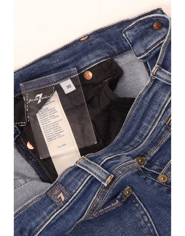 7 For All Mankind Jeans Skinny Feminino W30 L30 Azul Poliéster