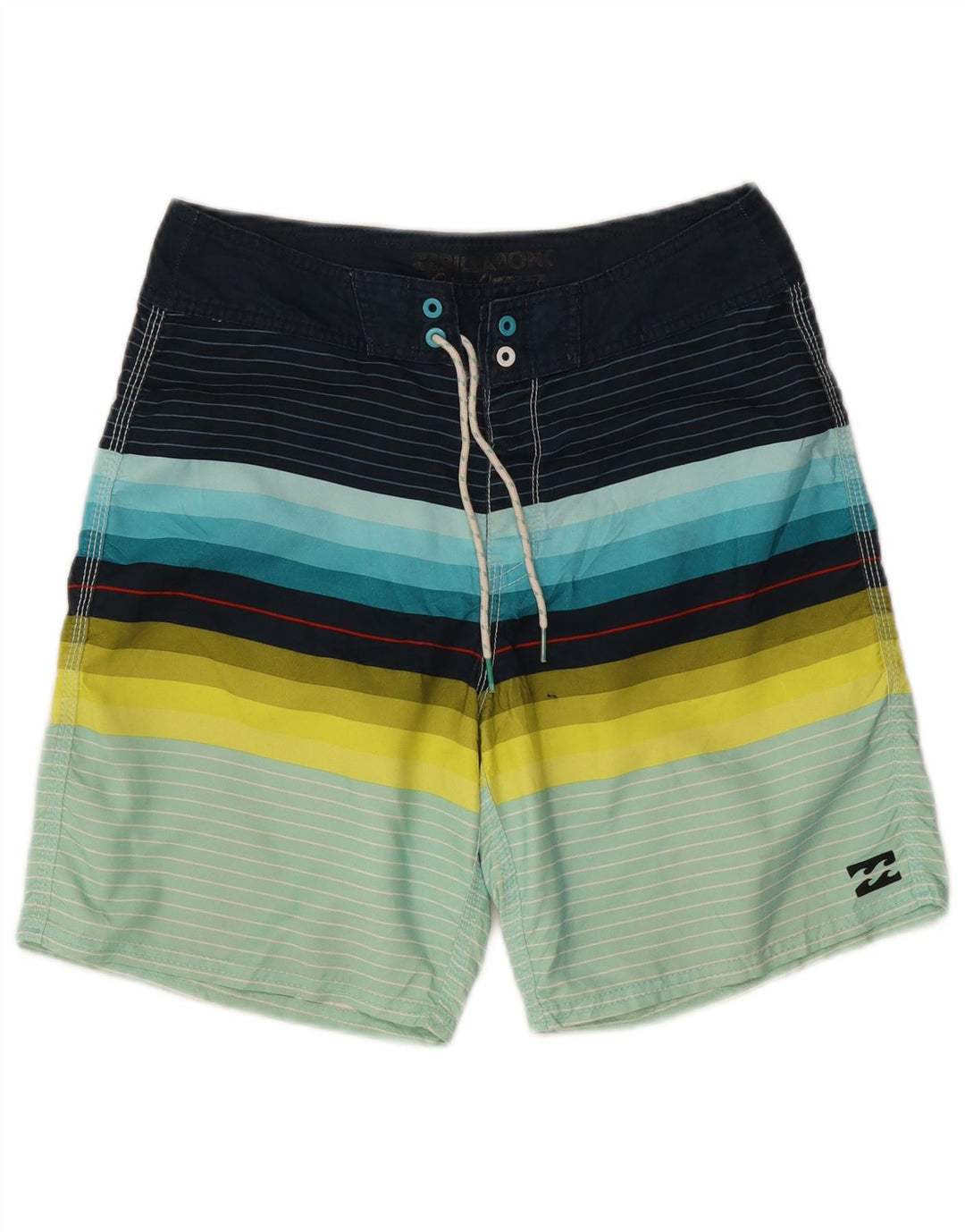 Calções de banho Billabong Boys 15-16 anos poliéster listrado multicolorido