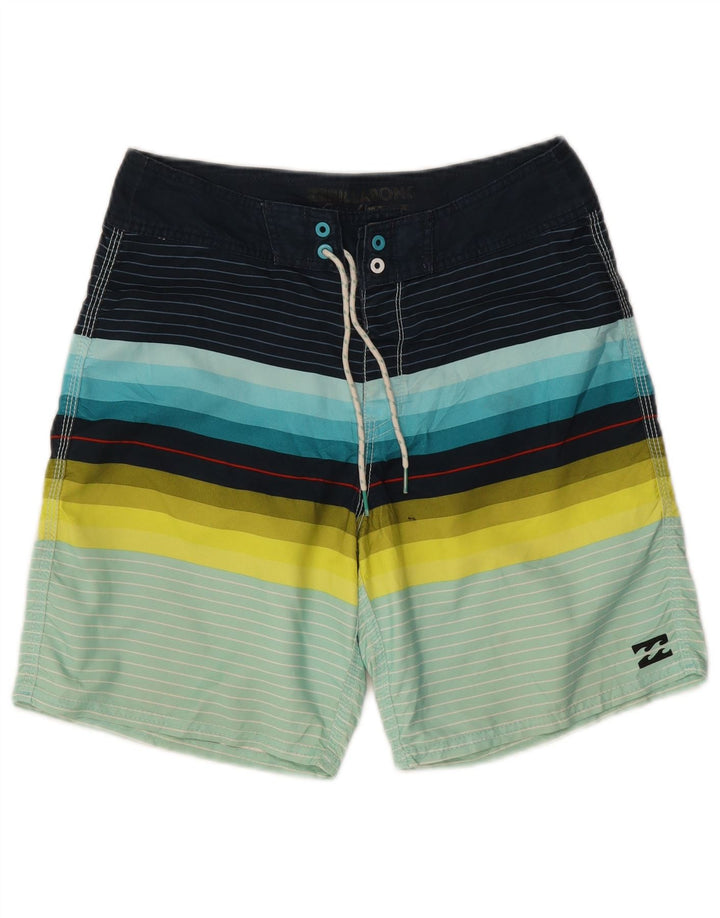 Calções de banho Billabong Boys 15-16 anos poliéster listrado multicolorido