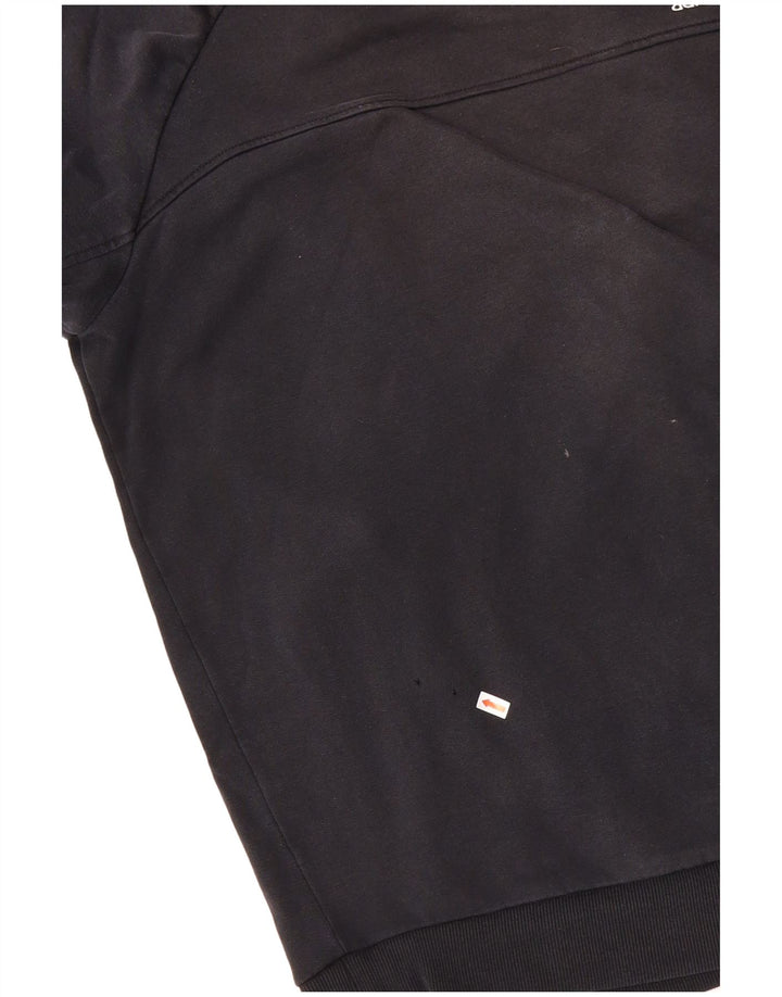 ADIDAS Mens Sweatshirt Jumper XL Preto Algodão
