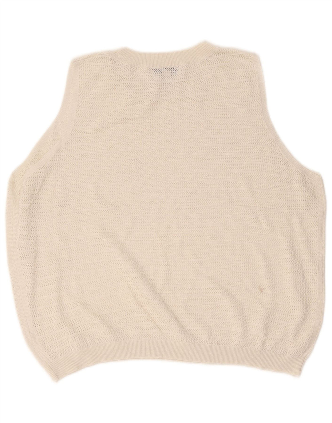Regata feminina Marks & Spencer com colete UK 18 XL listrada branca
