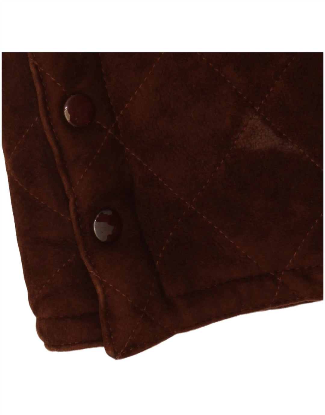 Jaqueta masculina vintage de shearling IT 50 grande marrom shearling