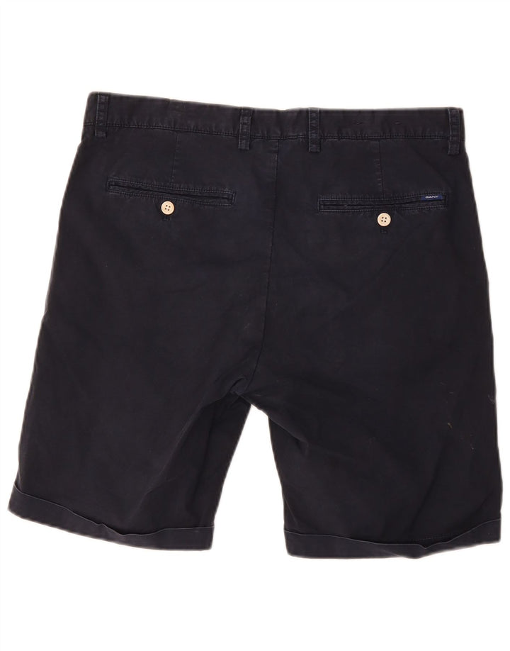 Gant Mens Regular Fit Chino Shorts W32 Médio Algodão Azul Marinho