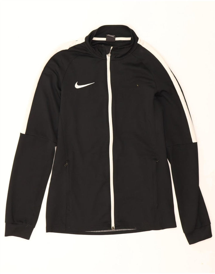 Jaqueta Nike Mens Dri Fit Tracksuit Top Médio Preto Colourblock Poliéster
