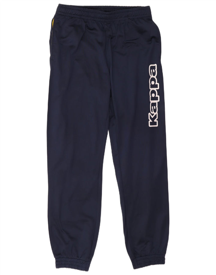 Kappa Mens Graphic Tracksuit Calças Joggers Médio Azul Marinho Poliéster
