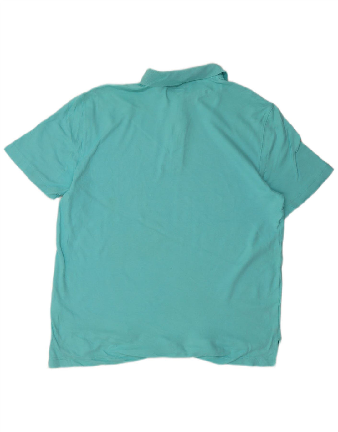 Camisa polo masculina IZOD grande algodão azul