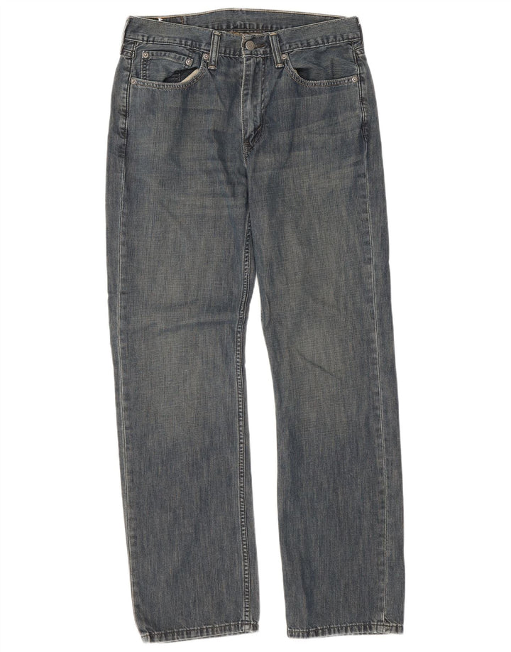 Levi's Masculino 514 Straight Jeans W32 L32 Azul Algodão