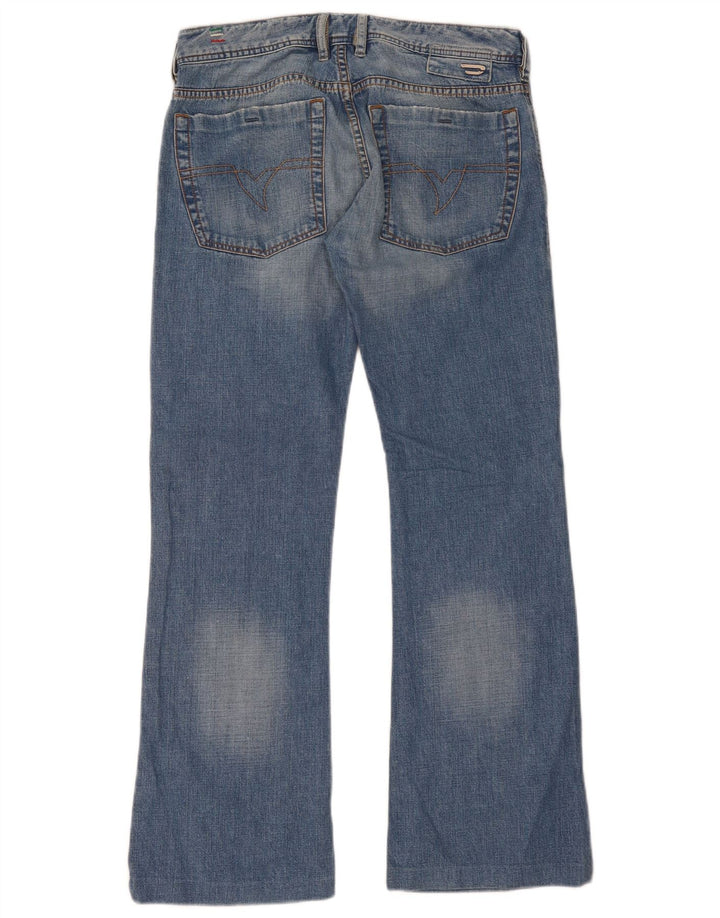 Diesel Mens Zathan Bootcut Jeans W31 L30 Azul Algodão