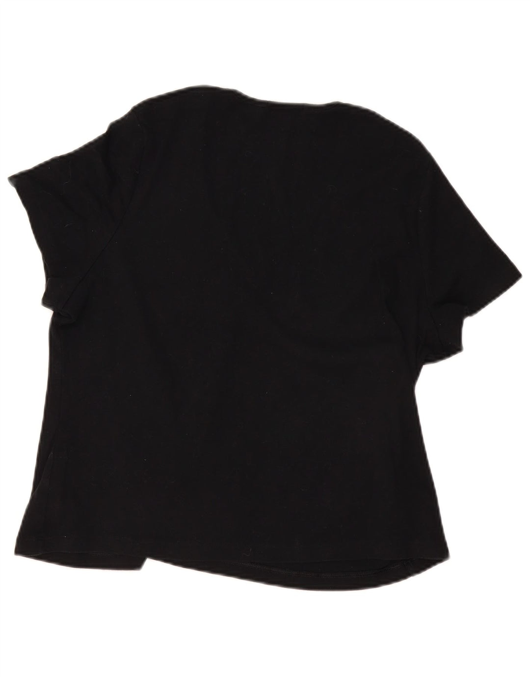 Blusa feminina Marks & Spencer UK 22 3XL algodão preto