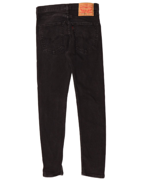 Levi's Masculino 512 Slim Tapered Jeans W30 L30 Algodão Preto