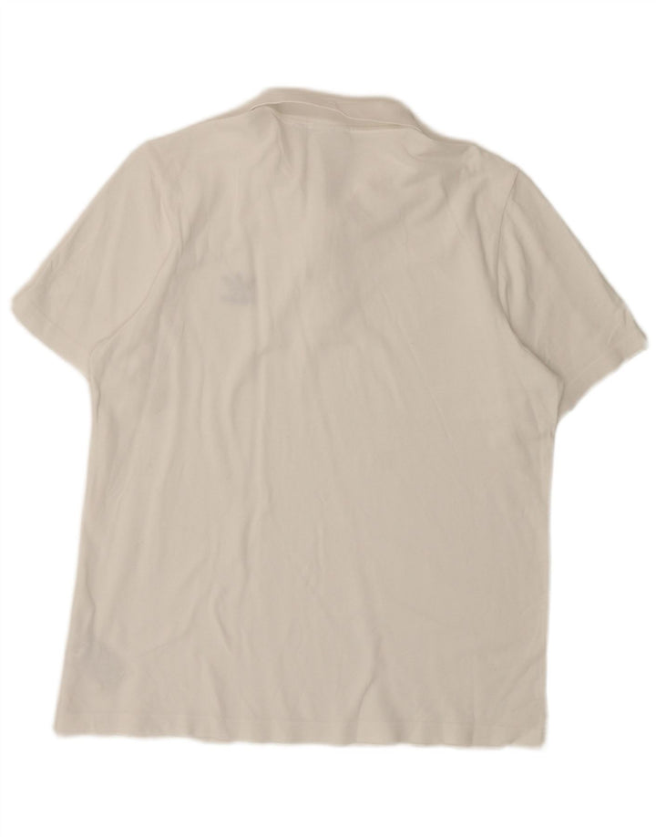 Camisa Polo Masculina Adidas Médio Algodão Branco