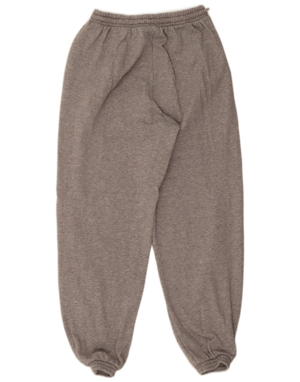 Calças de treino femininas Adidas Joggers UK 8 pequeno algodão cinza