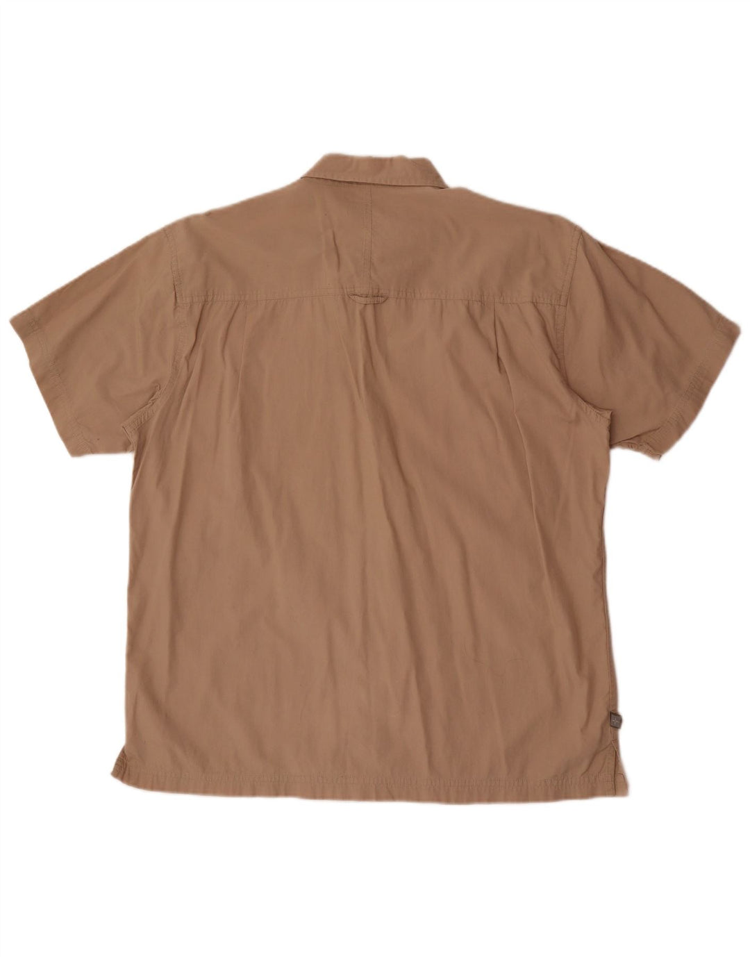 Camisa masculina Mountain Warehouse manga curta regular fit grande bege