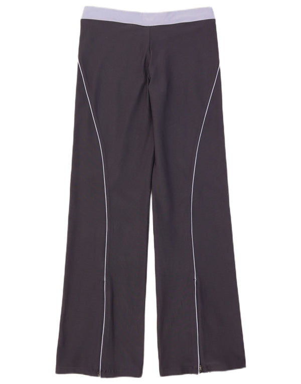 Calça de treino feminina Nike Dri Fit UK 10 pequena azul marinho colorblock