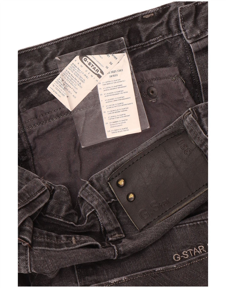 Jeans Slim Masculino G-Star W32 L32 Algodão Cinza