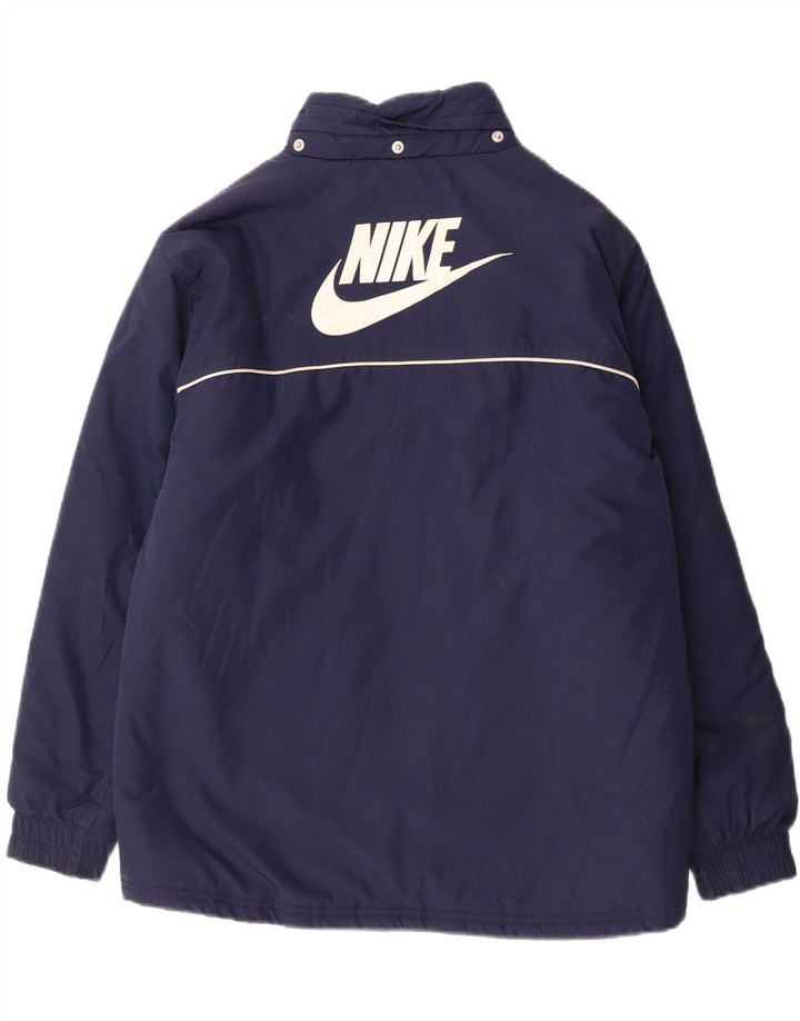 Jaqueta Nike Boys Graphic acolchoada 12-13 anos grande azul marinho poliéster