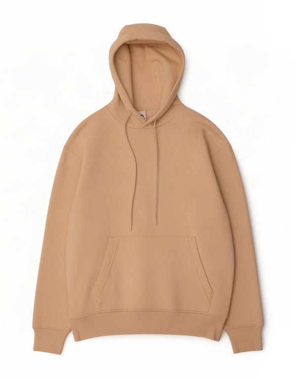 Zara moletom com capuz masculino grande algodão bege