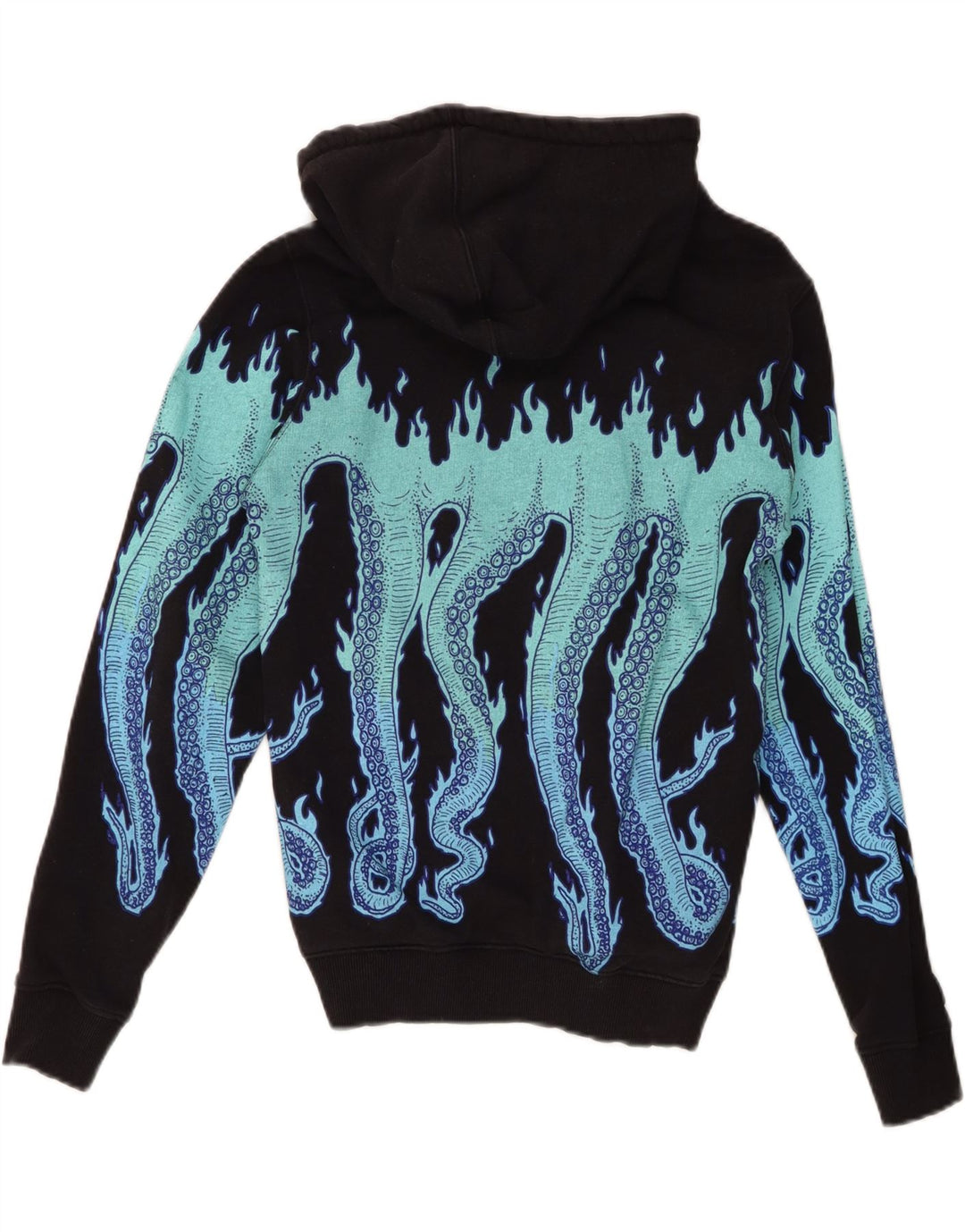 Jumper feminino com capuz gráfico Octopus UK 6 XS preto