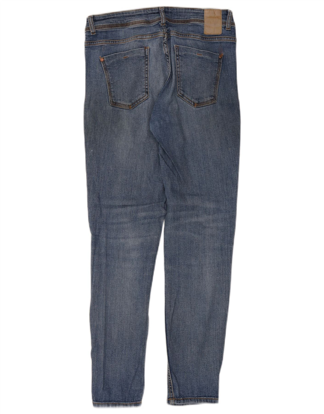 ZARA Jeans Slim Feminino EU 38 Pequeno W28 L30 Azul