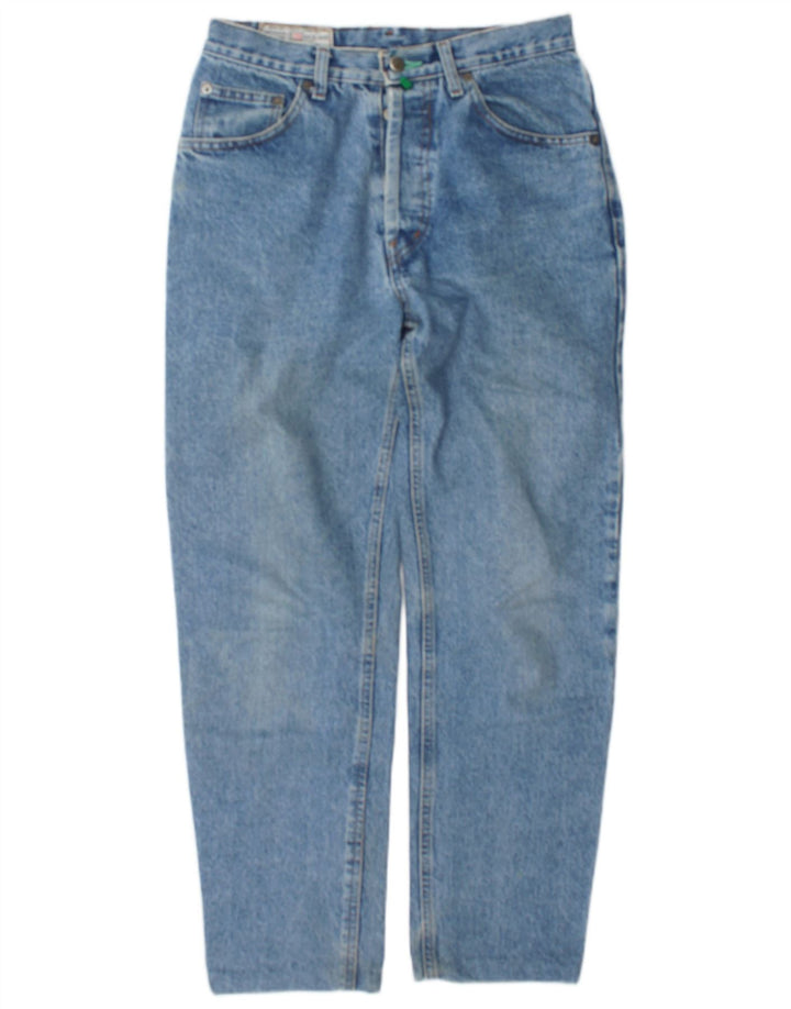 Jeans cônicos femininos Jacob Cohen W29 L28 algodão azul