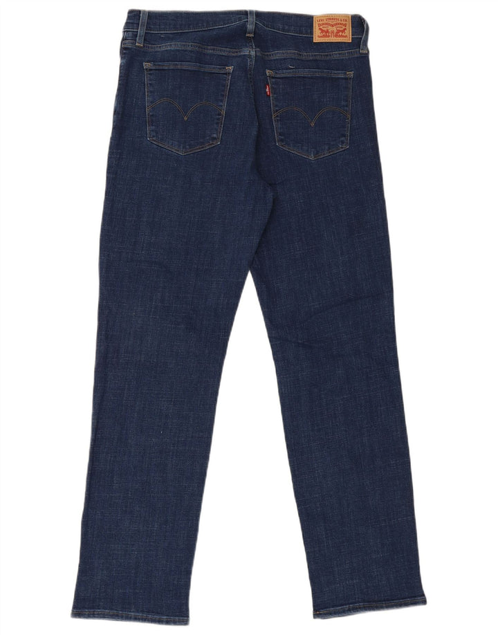 Calça jeans feminina Levi's 314 Shaping Straight W31 L30 azul algodão