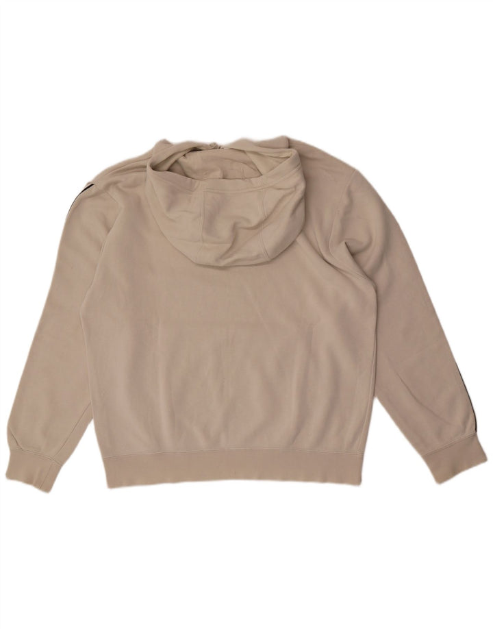 Jumper com capuz gráfico masculino Nike médio branco colorblock algodão