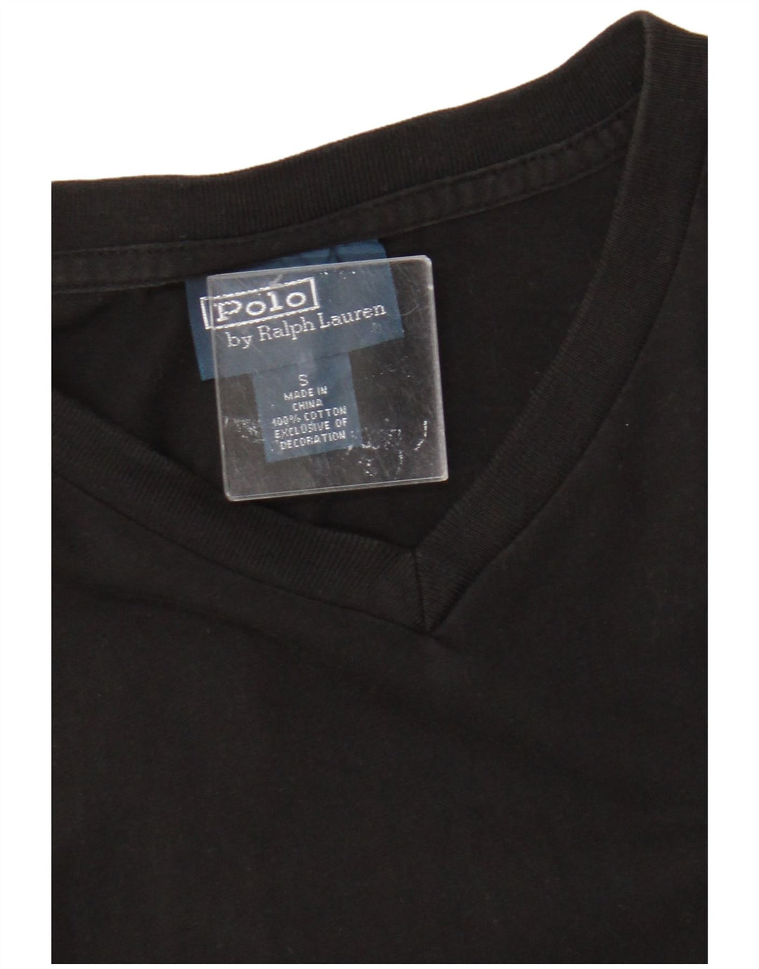 Camiseta masculina Polo Ralph Lauren top pequeno algodão preto