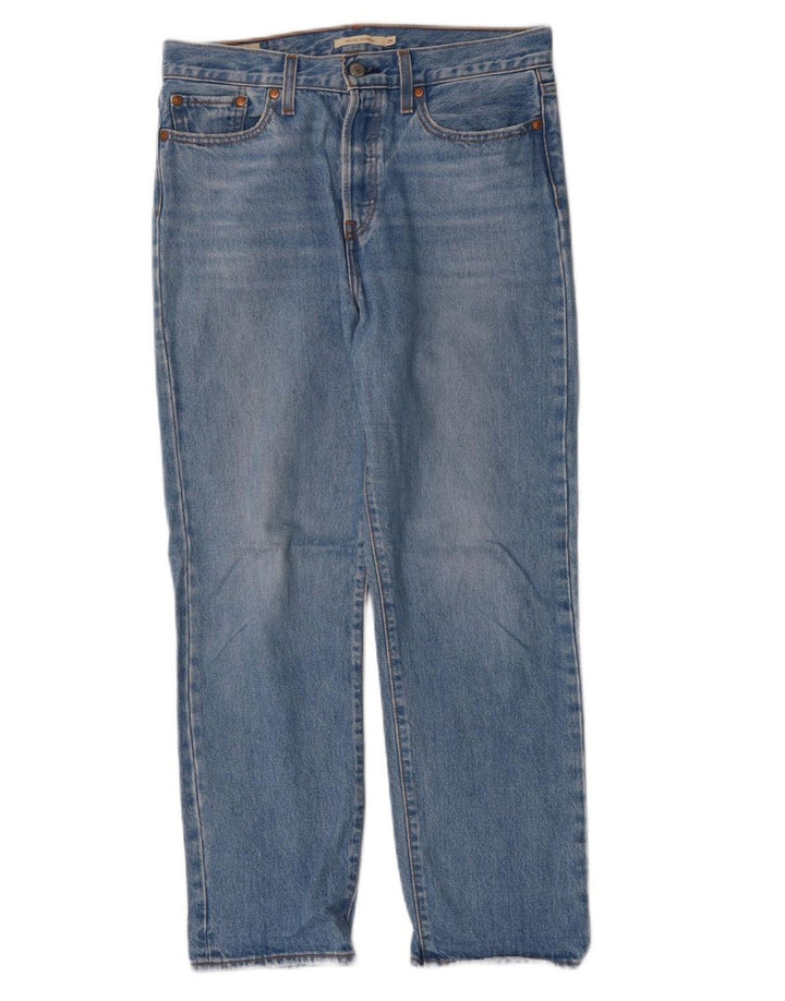 LEVI'S Masculino Wedgie Straight Jeans W29 L28 Azul Algodão