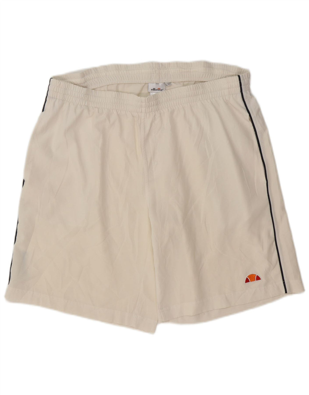 Ellesse Mens Sport Shorts Médio Off White Poliéster