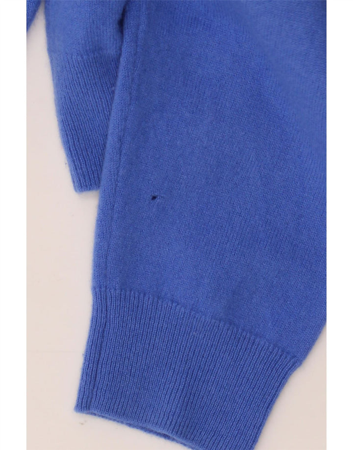 Suéter masculino Massimo Dutti com gola redonda XL lã azul