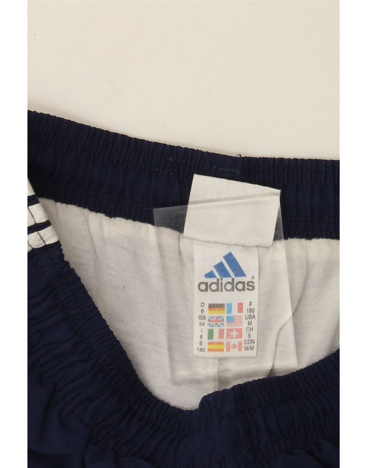Calças de treino masculinas ADIDAS joggers grandes poliéster azul marinho