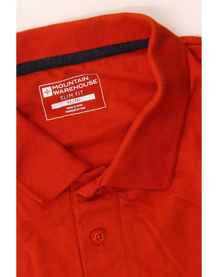 Camisa polo masculina Slim Fit Mountain Warehouse XL vermelha