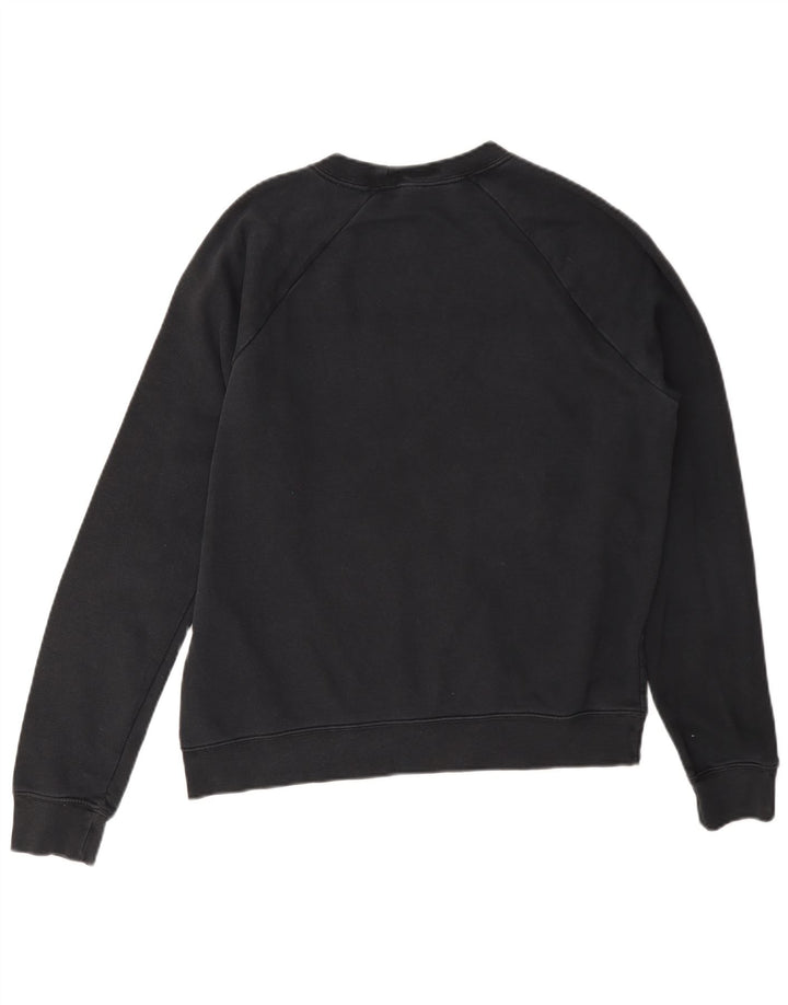 Moletom gráfico feminino Nike Jumper UK 14 médio preto algodão