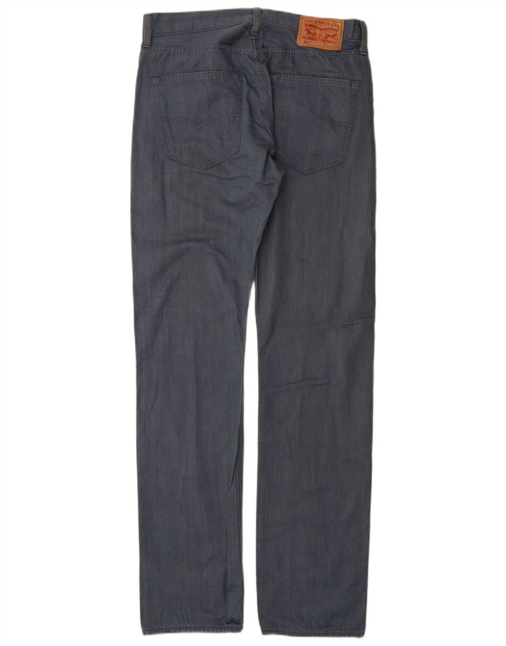 Calça jeans reta masculina Levi's W31 L34 azul algodão