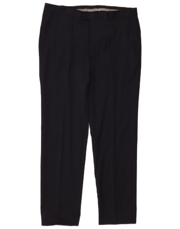 Armani Calça masculina reta W34 L28 preta